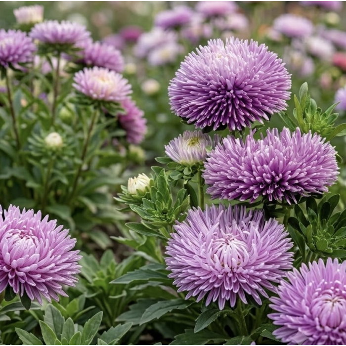 Фото Астра Гала Лавандер (Gala Lavender)