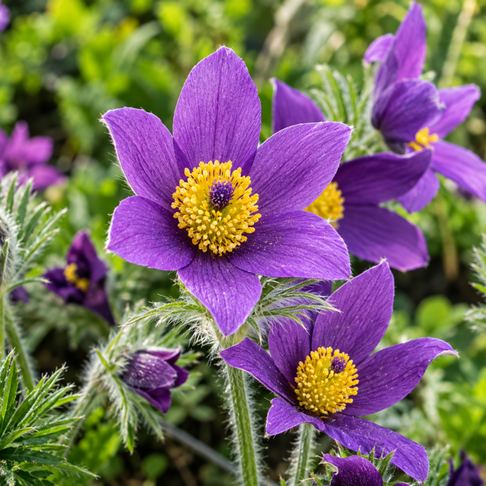 Фото Сон-трава Пинвил Блю Вайлет Шейдс (Pinwheel Blue Violet Shades), №3