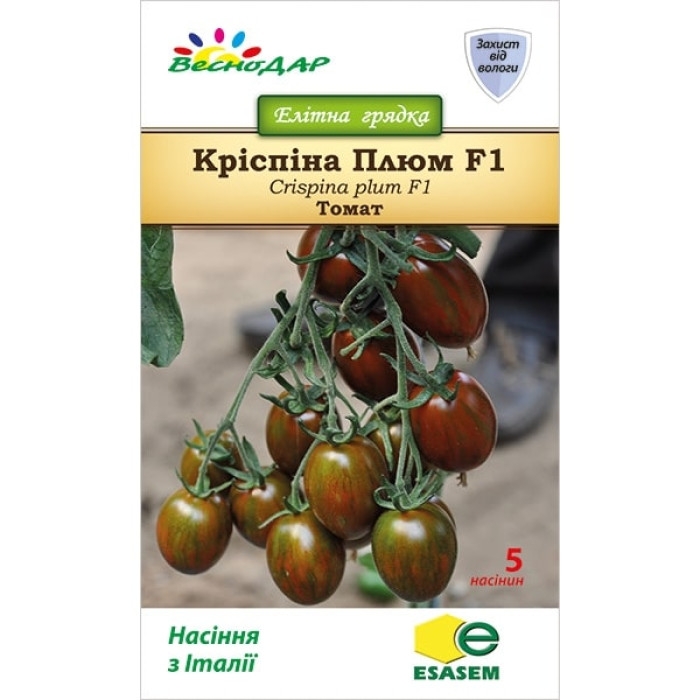 Фото Насіння томатів (помідор) Кріспіна Плюм F1 (Crispina Plum F1), №1