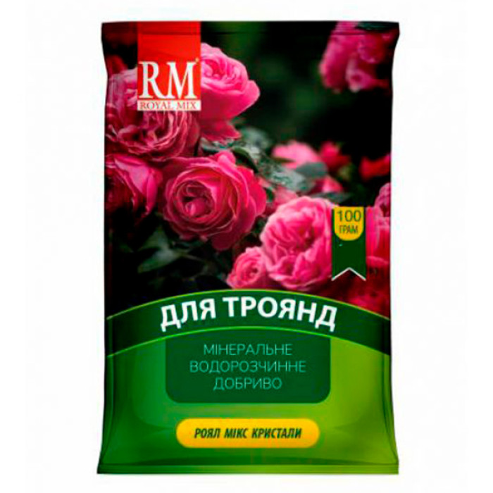 Фото Мінеральне добриво Royal Mix Кристали для троянд, №1