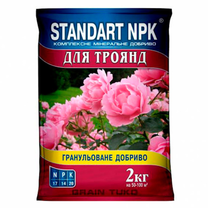 Фото Мінеральне добриво Standart NPK Grane Tuko для троянд