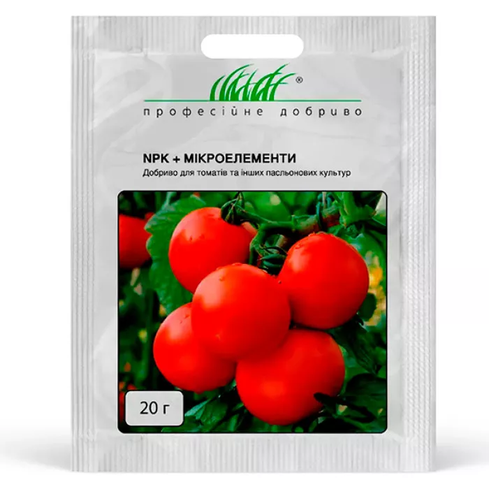 Фото Минеральное удобрение NPK + Микроэлементы для томатов и пасленовых