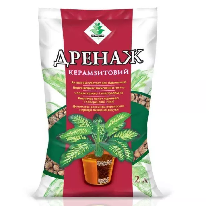 Дренаж керамзитовый крупный