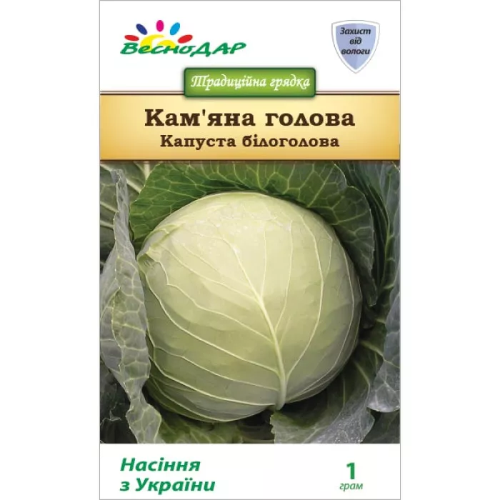 Фото Насіння капусти білоголової Кам'яна Голова, №1