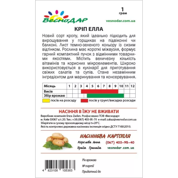 Фото Семена укропа Элла (Ella), №2